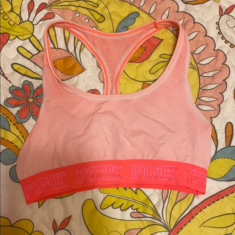 PINK sports bra/no padding